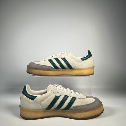 Adidas Clarks Samba Ronnie Fieg Chalk White Green (2023) Size 9 USED s20403