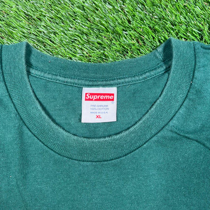 Supreme Mike Kelly Hiding 2018 Green Tee Size XL USED x14429