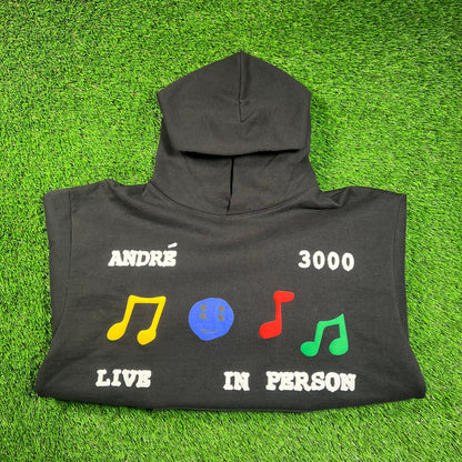 CPFM Andre 3000 Live In Person Concert Black Hoodie Size Large USED x16341