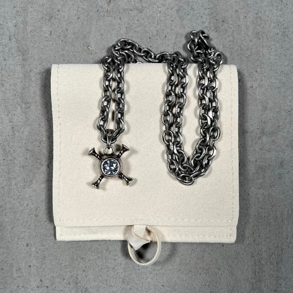 Greedy Unit Silver Screwball Chain NEW x18641