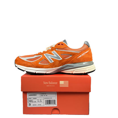 New Balance 990v4 MiUSA Aime Leon Dore Red Clay (2024) Size 10.5 NEW s19551