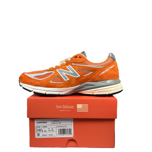 New Balance 990v4 MiUSA Aime Leon Dore Red Clay (2024) Size 10.5 NEW s19551