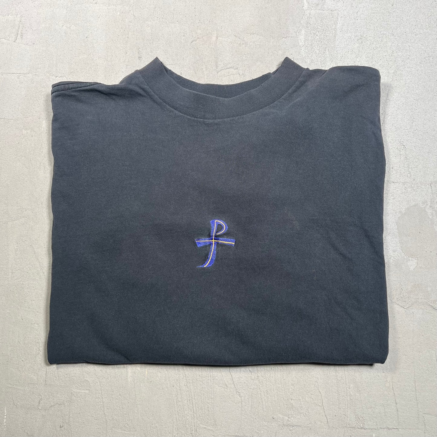 1990s Pearl jam Vitalogy Embroidered Black Longsleeve Size Large USED v17174