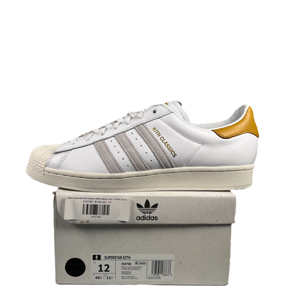 adidas Superstar Kith Classics White Mango Size 12 NEW s15740