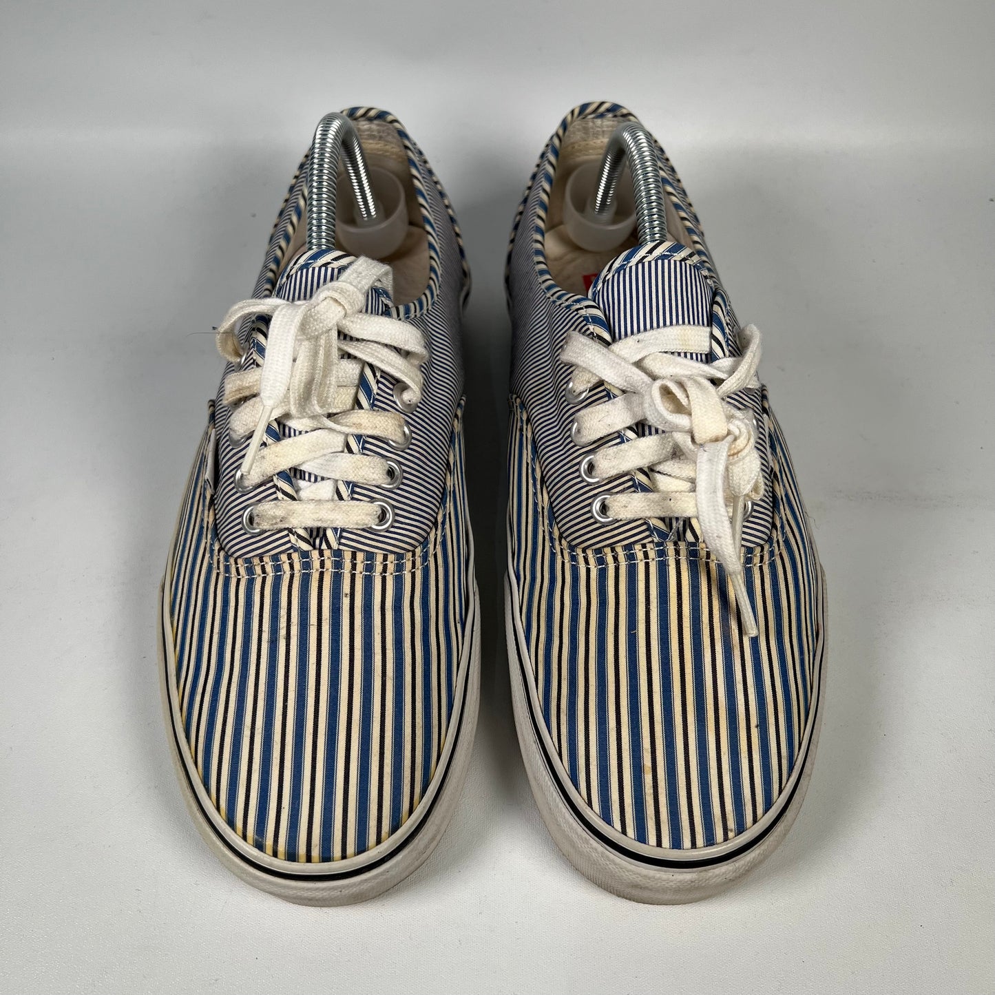 Vans Era Supreme CDG Shirt Blue White (2012) Size 9.5 USED s20191