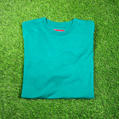 Supreme Green Brushed Arc S/S Tee (2025) Size Medium USED x16782