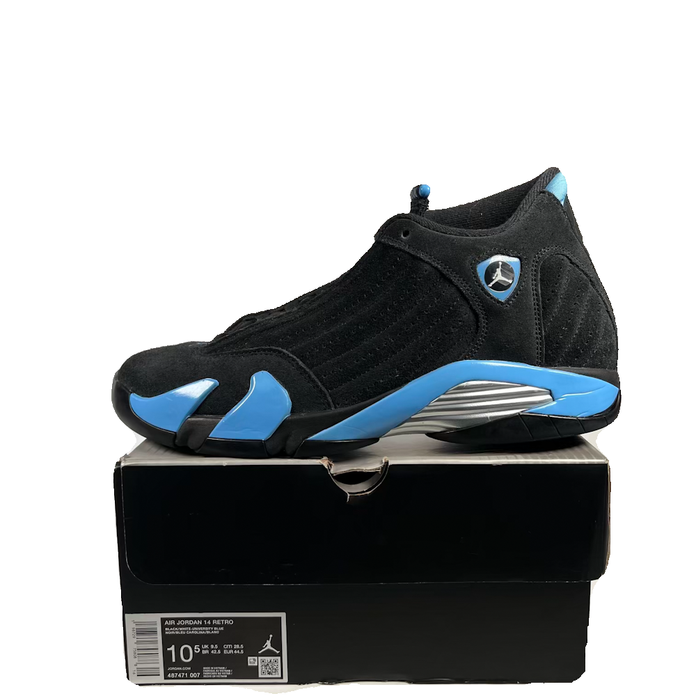 Jordan 14 Black University Blue (2026) Size 10.5 USED s23744