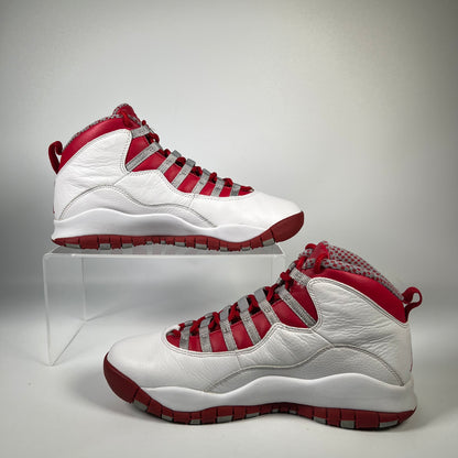 Jordan 10 Red Steel (2005) Size 8 USED s18390