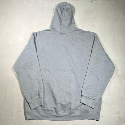 Y2K Nike Black Center Swoosh Grey Hoodie Size XL USED v20199