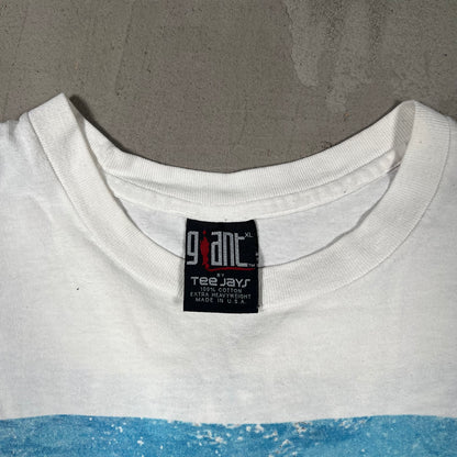 1992 Nirvana Nevermind Album Cover Giant Tag White Tee Size XL USED v19076