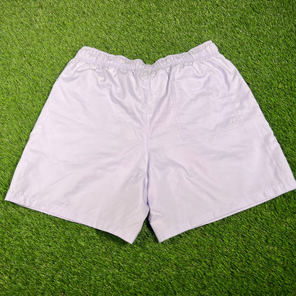 Men's Woven Flow Shorts Light Blue Size Medium v16855