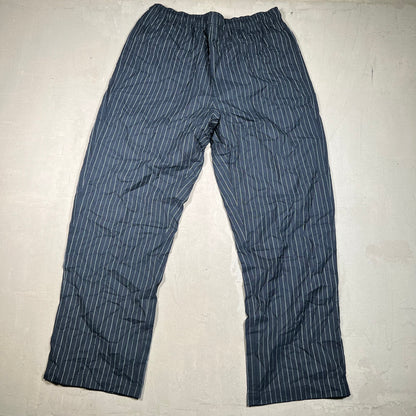 Stussy Wrinkled Stripe Beach Pant Navy (2024) Size Large USED x17548