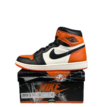 Jordan 1 High Shattered Backboard (2025) Size 10.5 USED s23255