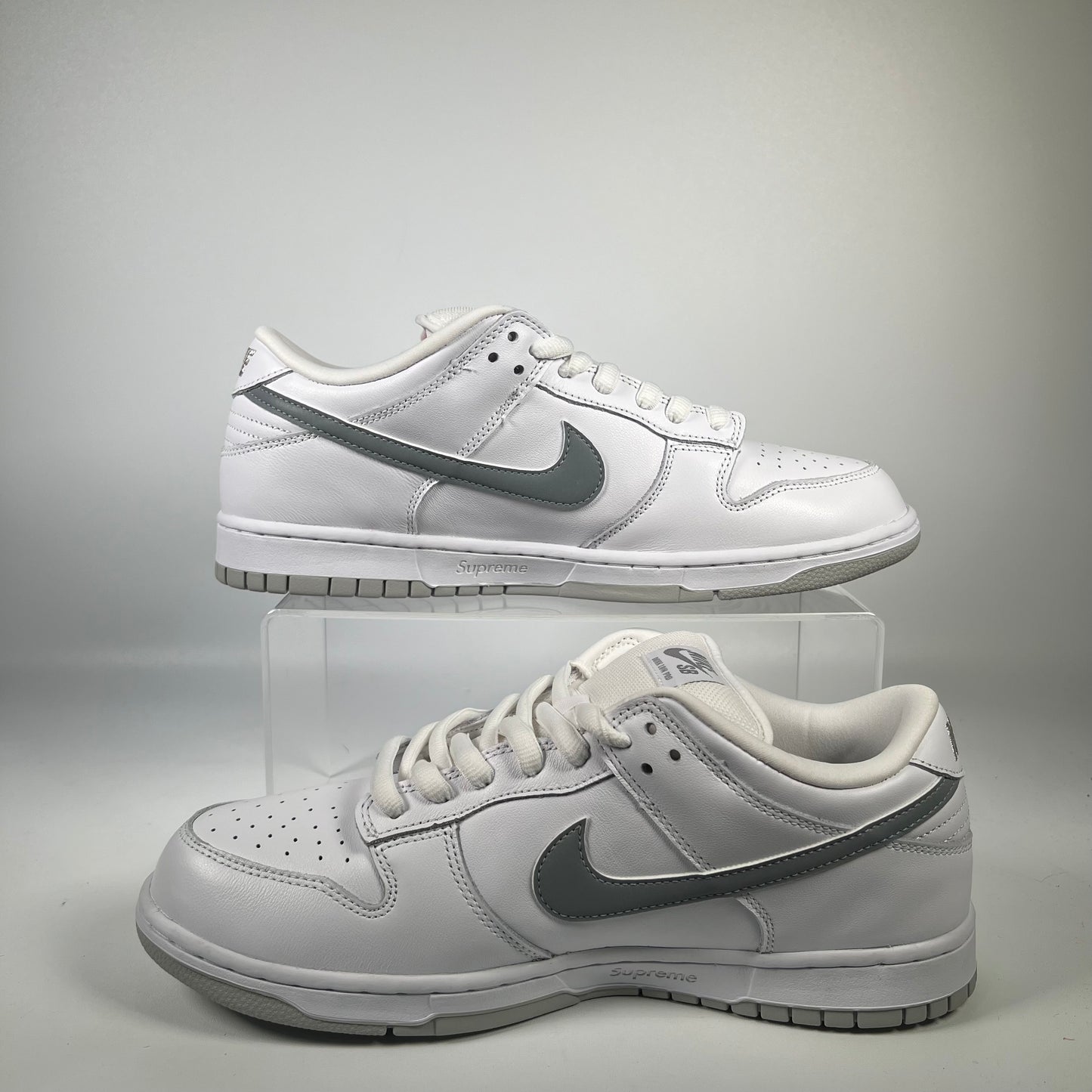 Nike SB Dunk Low Supreme 94 White Metallic Silver (2025) Size 11 NEW s18717