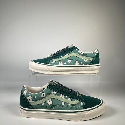 Vans Old Skool Undefeated U/Man Bistro Green (2021) Size 9.5 NEW s20227