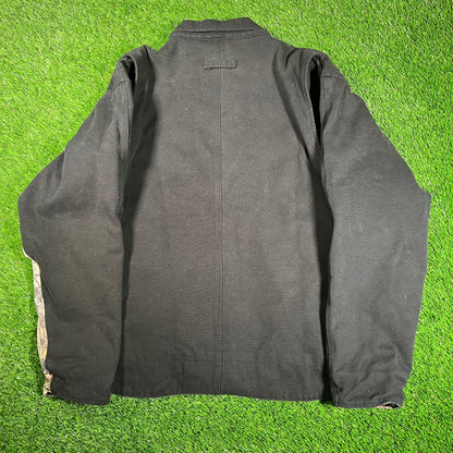1990s Rocky Black/Real Tree Jacket Size XL USED v18212
