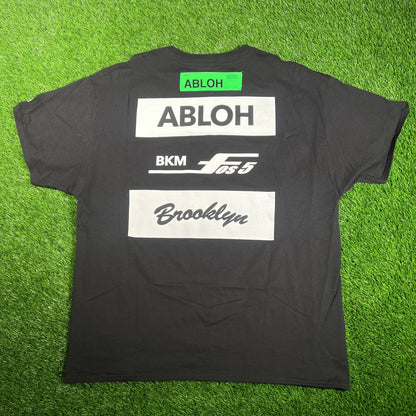 Virgil Abloh OFF White FOS Black Tee Size XL USED x15554