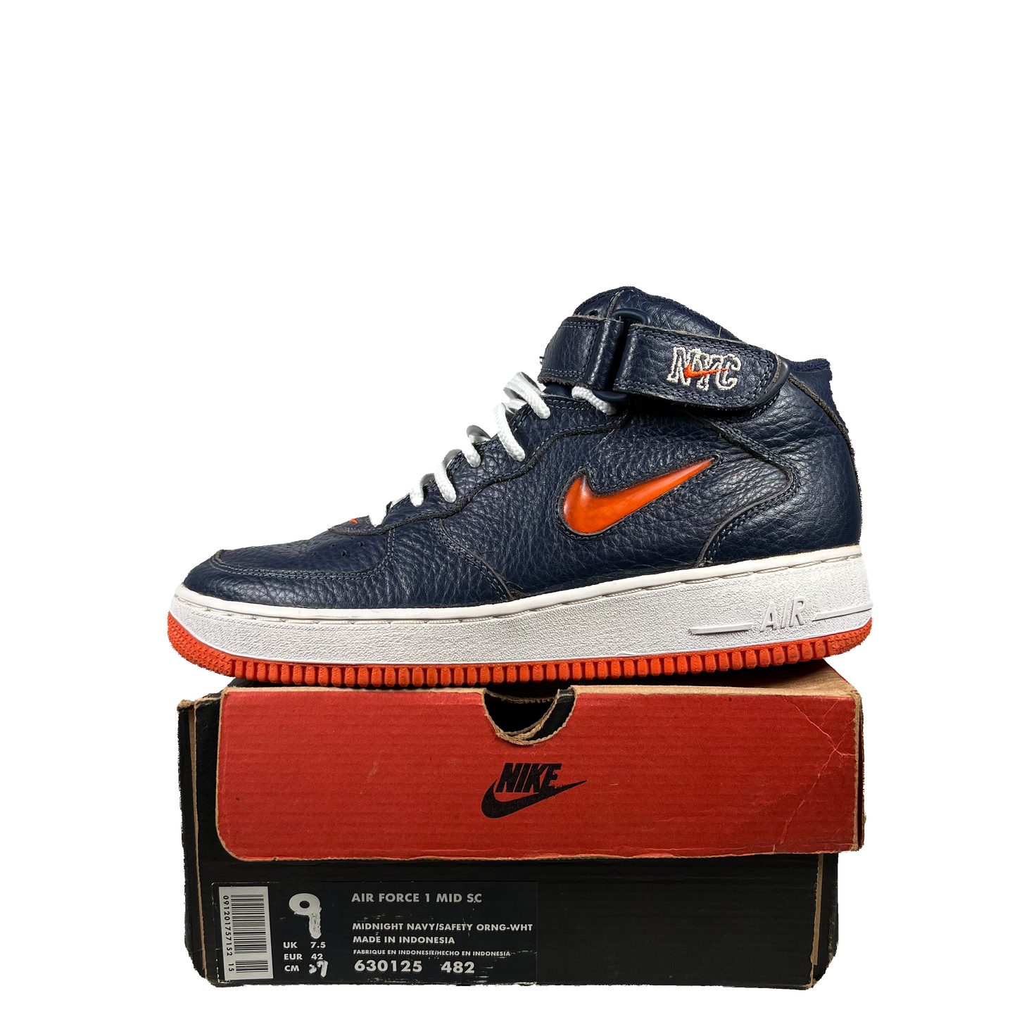 Nike Air Force 1 Mid SC NYC Jewel (1997) Size 9 USED S19781