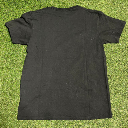 Y2K Jurassic Park Black Logo Tee Size Medium USED v16316