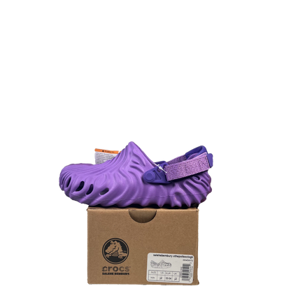 Crocs Pollex Clog Dewberry Kids Size 2 NEW s16949