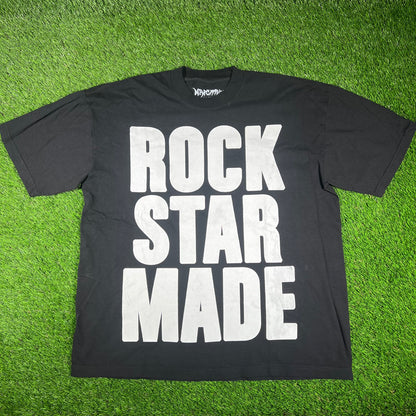 Playboi Carti Vamp Security Rock Star Made Black Tee Size Large USED x14555