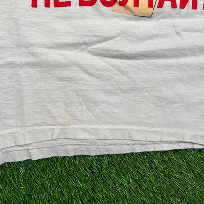 1980s "Be On Alert.....Don't Gossip" White Tee Size Small USED v18495