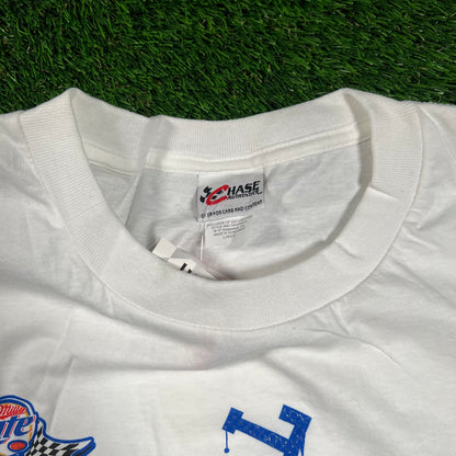 2005 Rusty Wallace "Last Call" Nascar White Tee Size Large NEW v18578