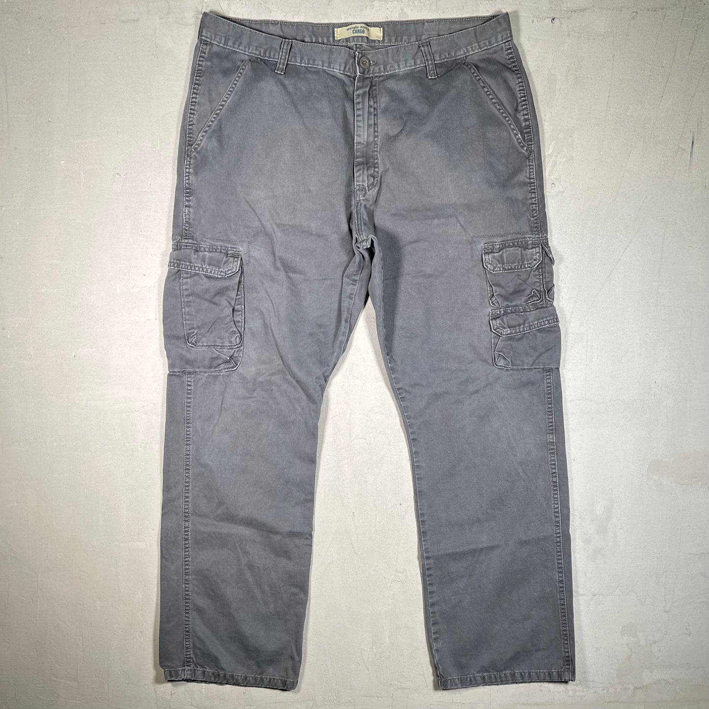 Wrangers Dark Grey Cargo Pants Size 38x32 USED v19472