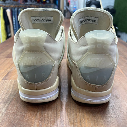 Jordan 4 Off White Sail Size 7.5m / 9w USED s15717