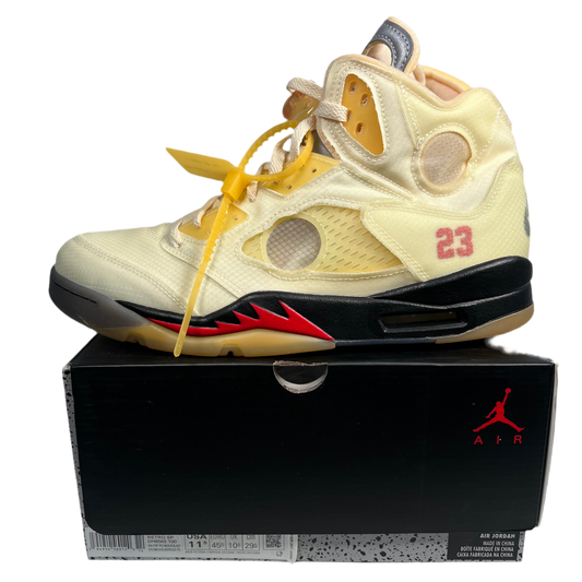 Jordan 5 Off White Sail (2020) Size 11.5 NEW s17652