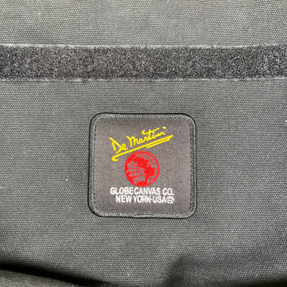 Supreme Black Canvas Messenger Bag (2025) Size Large USED x15993