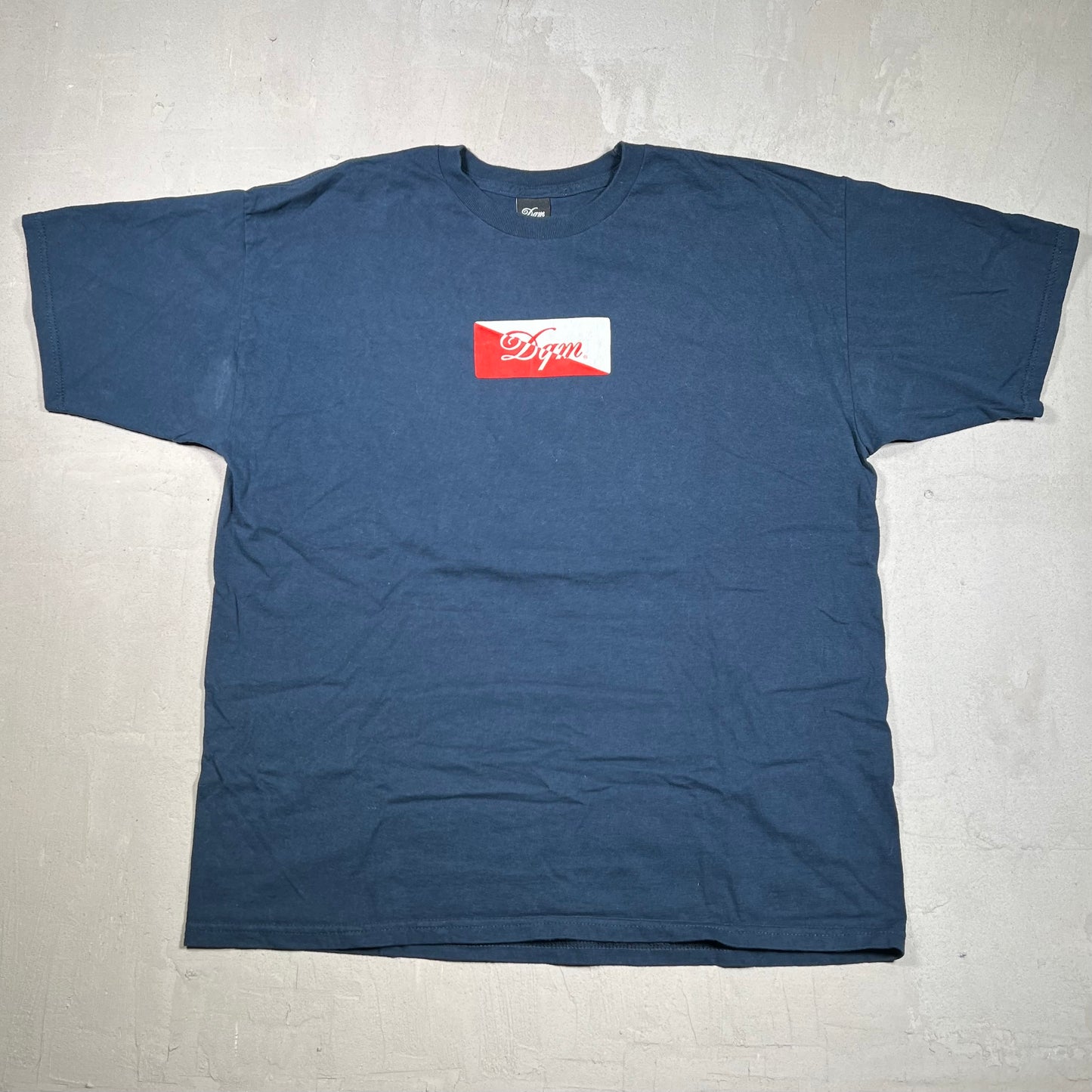 Dave's Quality Meats "DQM" Navy Tee Size XL USED x17272
