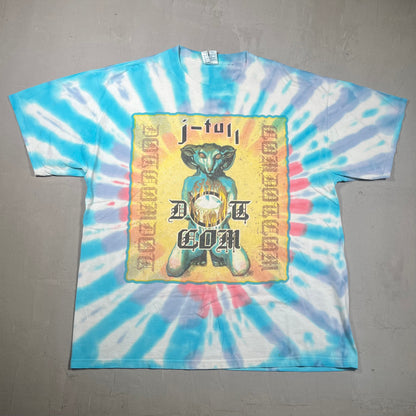 Y2K Jethro Tull Aqualung Tie Dye Tour Tee Size XL USED v18045