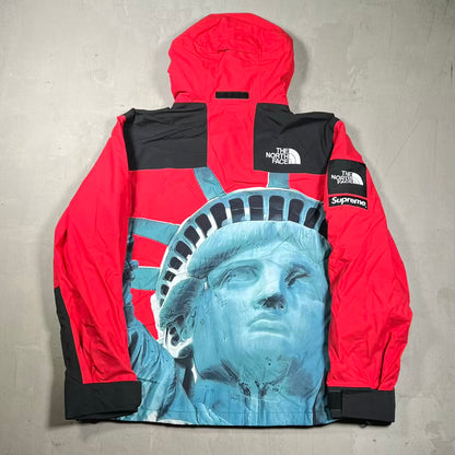 Supreme North Face Statue of Liberty Mountain Jacket (2019) Size Large USED x18656