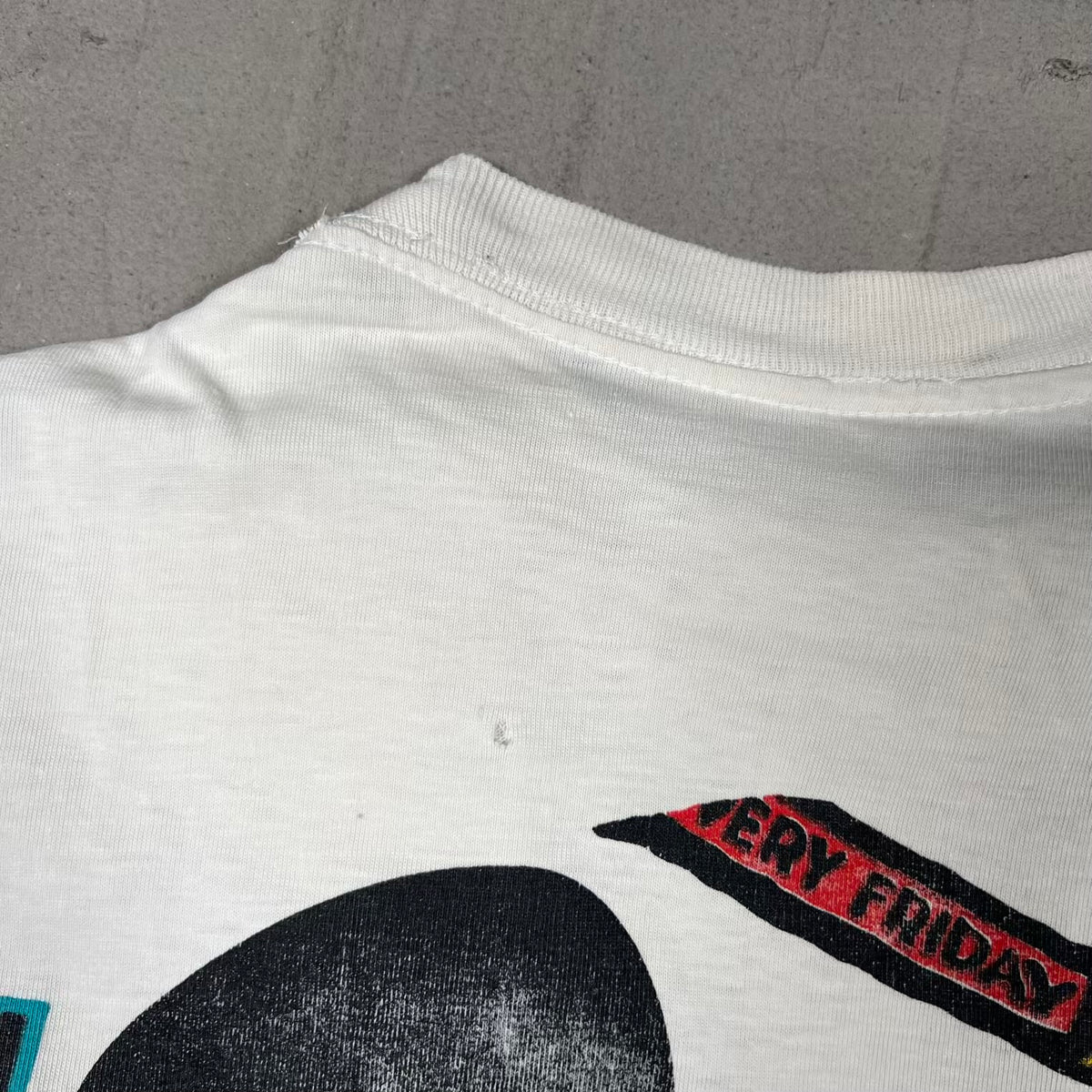 1990s Mickey "25 Cents" AOP Tee Size XXL USED v19973
