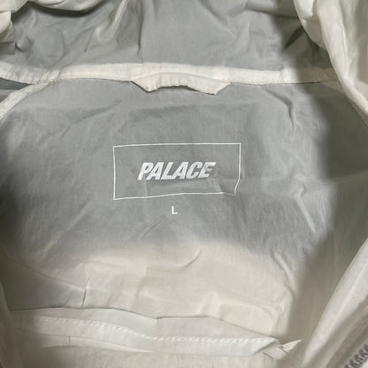 Palace White Sheer Zollar Jacket Size Large USED x16227