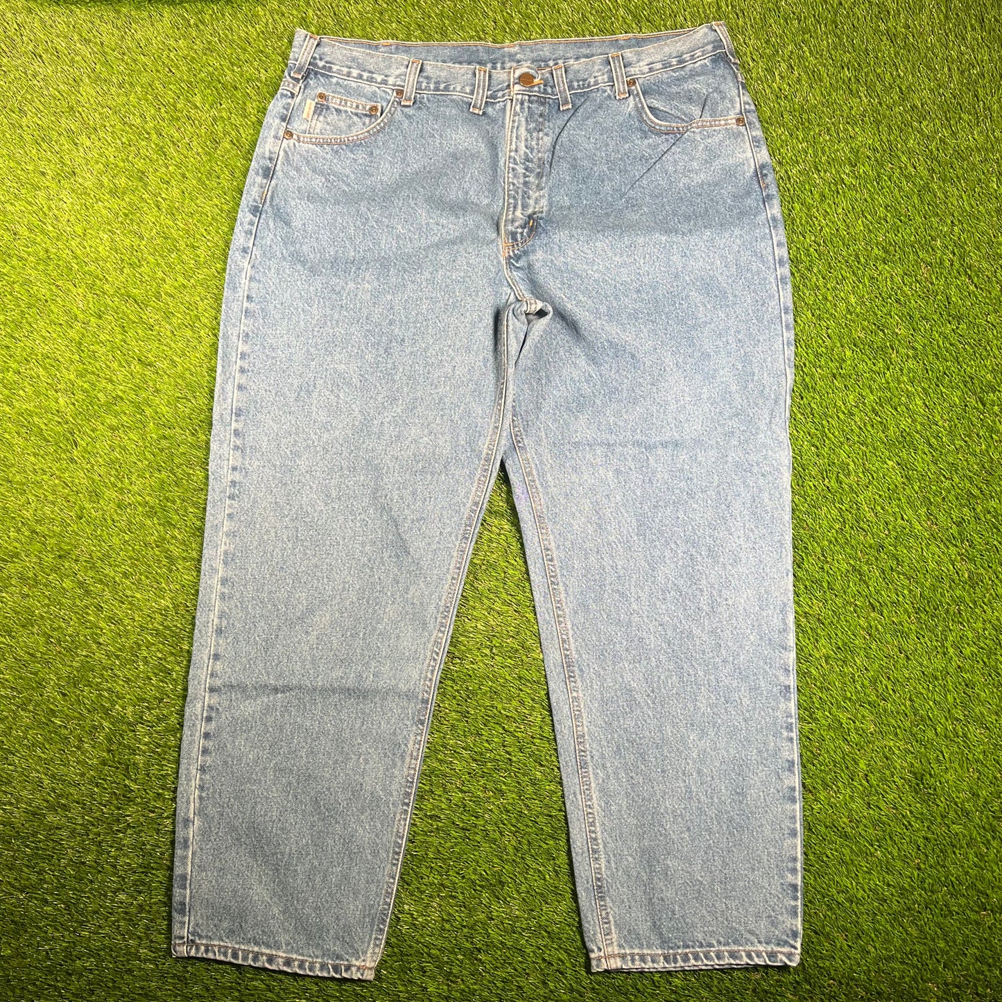 Y2K Carhartt Blue Jeans Size 36 USED v18076