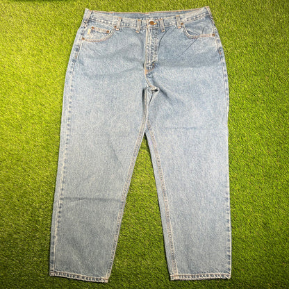 Y2K Carhartt Blue Jeans Size 36 USED v18076