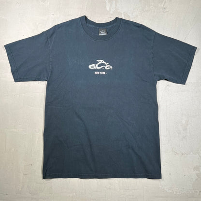 Y2K OCC Choppers Black Tee Size Large USED v20403