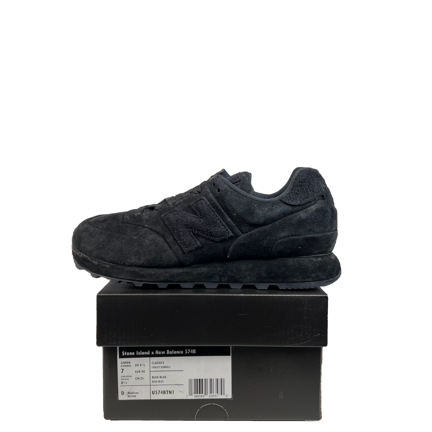 New Balance 574 Legacy Stone Island Ghost Navy Nlue (2025) Size 7 NEW s21830