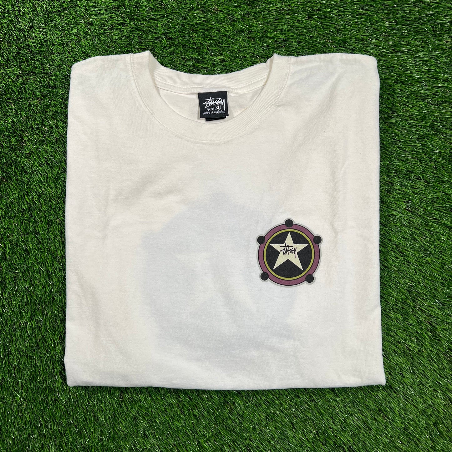 Stussy "Ranger" White Tee Size XL USED x16131