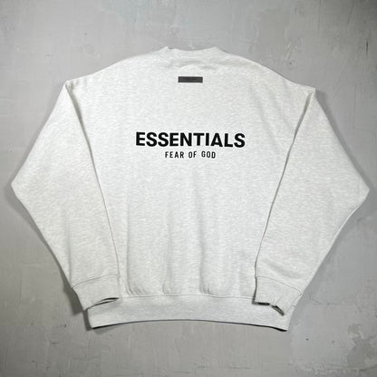 Fear of God FOG Essentials Grey Crewneck Size Large USED x18614