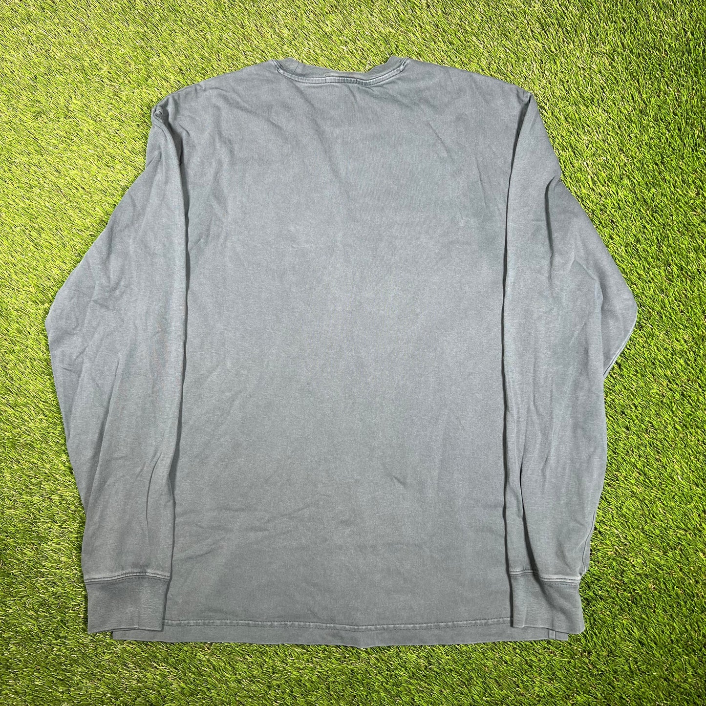 Kith Blue Logo Basic Longlseeve Size Medium USED x15189