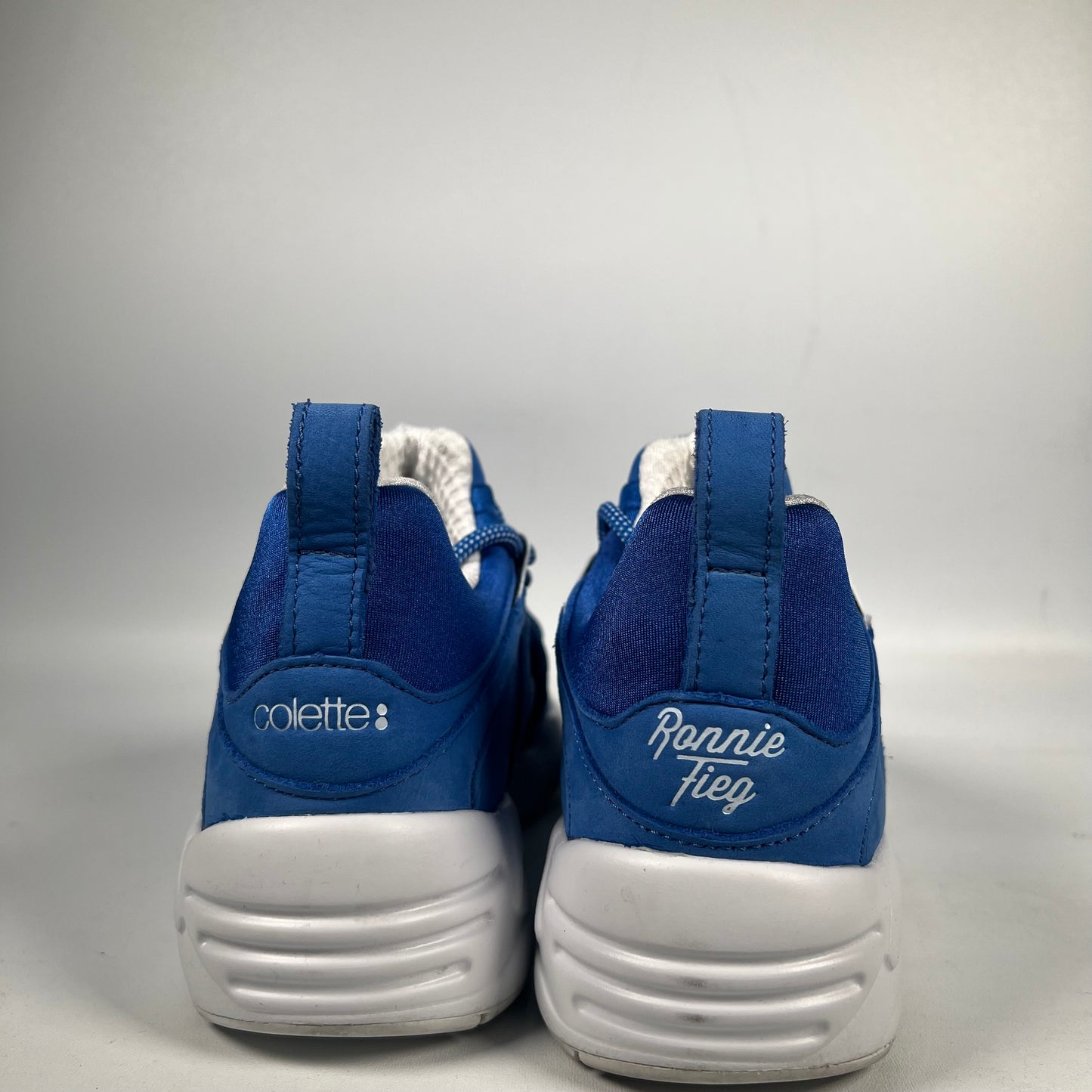 Puma Blaze of Glory Ronnie Fieg Colette Blue (2016) Size 4 USED s20929