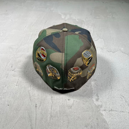 Supreme New Era Rings Box Logo Fitted Size 7.5 USED x18358
