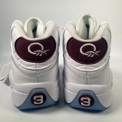 Reebok Question Mid Packer Shoes Burgundy (2023) Size 8 NEW S20565