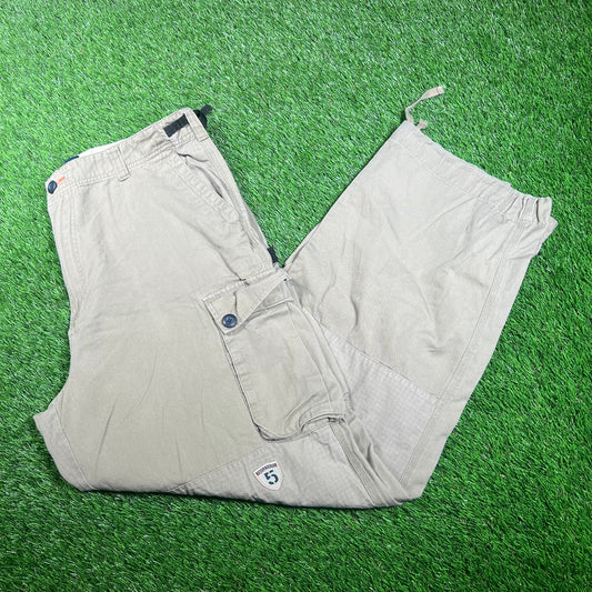 Y2K Triple Five Soul Tan Cargo Pants Size 36 USED v17904