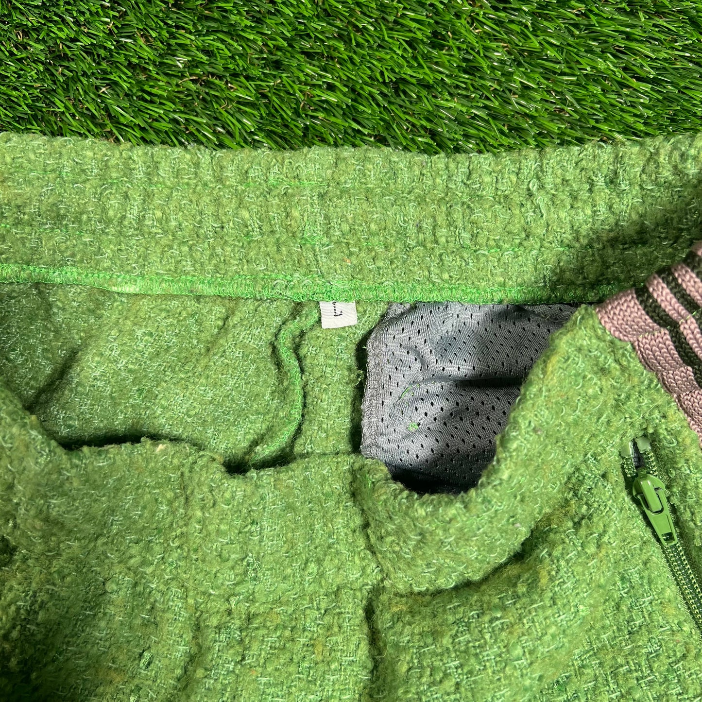 HMDD Green Textured SweatPants Size Large USED x16446
