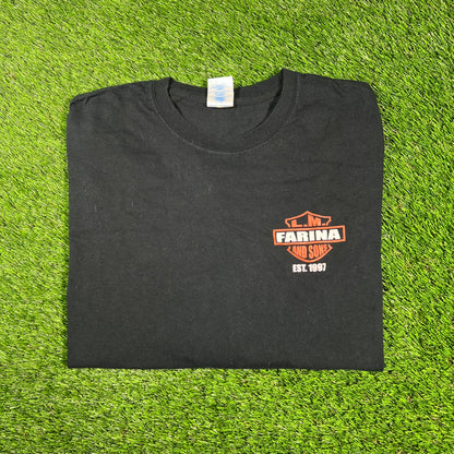 Modern Black Construction Longsleeve Size Large USED v17356