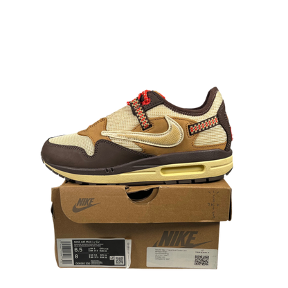Nike Air Max 1 Cactus Jack Baroque Brown (2022) Size 6.5 USED s18156